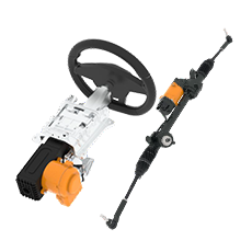 Electronic steering power motor